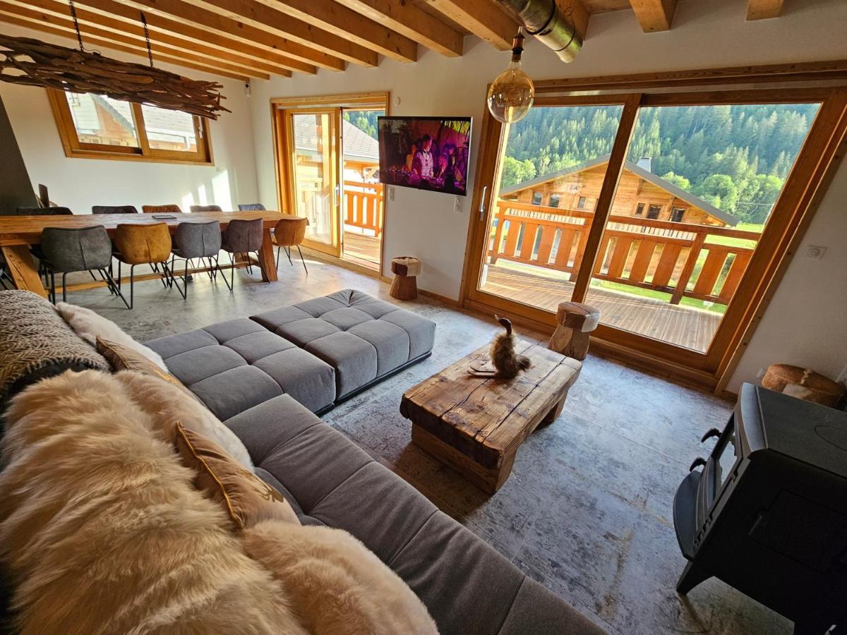 Demi-Chalet Vadel La Panthiaz 15 Pers 5 Chambres La Chapelle-d'Abondance Exterior photo